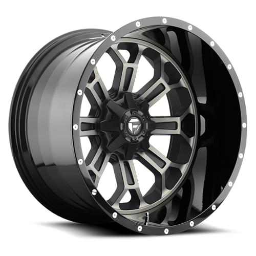 Fuel Offroad Crush D268 Black W/ Machined Face DDT Deep - Part Number D26822201747 Fuel Offroad Crush D268 Black W/ Machined Face DDT Deep Photo