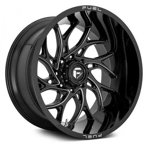 Fuel Offroad Runner D741 Gloss Black W/ Milled Spokes Photo