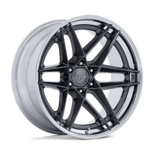 Fuel Fc408 Flight Gloss Gunmetal w/ Chrome Lip - Part Number FC408AP22956820 Fuel Fc408 Flight Gloss Gunmetal w/ Chrome Lip Photo