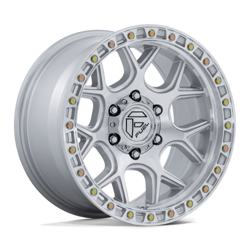 Fuel Fc908 Puma Gloss Silver w/ Machined Face - Part Number FC908SD17906301 Fuel Fc908 Puma Gloss Silver w/ Machined Face Photo