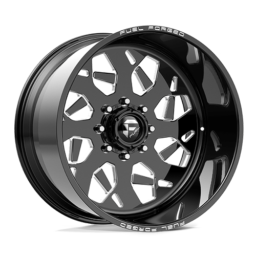 Fuel Forged FF111 Gloss Black Milled - Part Number FFSFF111LC17-5-34 Fuel Forged FF111 Gloss Black Milled Photo