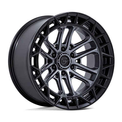 Fuel Offroad Celsius FC874 Matte Gunmetal With Matte Black Lip - Part Number FC874AB20906801 Fuel Offroad Celsius FC874 Matte Gunmetal With Matte Black Lip Photo