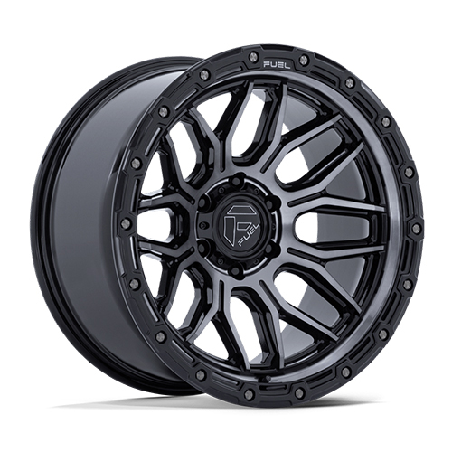 Fuel Offroad Surge FC881 Gloss Black Machined With Gray Tint - Part Number FC881BT17906320 Fuel Offroad Surge FC881 Gloss Black Machined With Gray Tint Photo