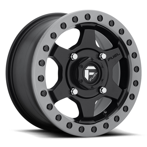 Fuel UTV Gatling D914 Matte Black W/ Anthracite Ring - Part Number D9141570A560 Fuel UTV Gatling D914 Matte Black W/ Anthracite Ring Photo