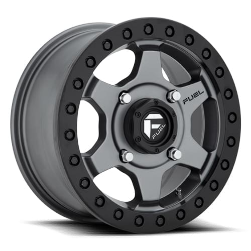 Fuel UTV Gatling D915 Anthracite W/ Matte Black Ring - Part Number D9151570A660 Fuel UTV Gatling D915 Anthracite W/ Matte Black Ring Photo