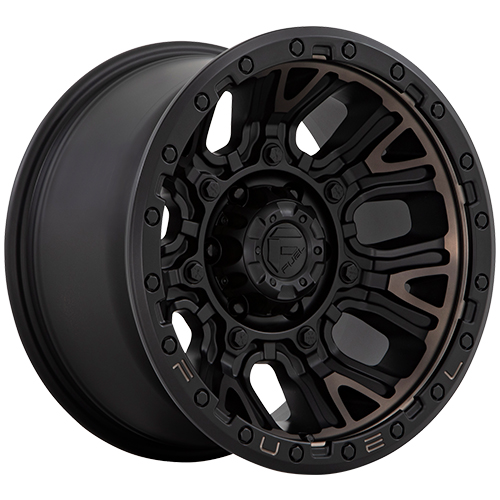 Fuel Offroad Traction D824 Matte Black W/ Double Dark Tint - Part Number D82420908450 Fuel Offroad Traction D824 Matte Black W/ Double Dark Tint Photo