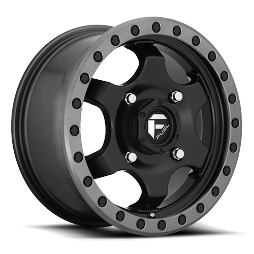 Fuel UTV Gatling D639 Black W/ Gunmetal Ring - Part Number D6391570A560 Fuel UTV Gatling D639 Black W/ Gunmetal Ring Photo