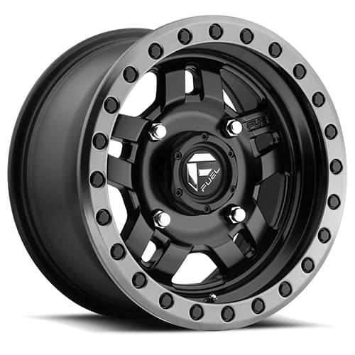 Fuel UTV Anza D557 Matte Black W/ Anthracite Ring - Part Number D5571470A654 Fuel UTV Anza D557 Matte Black W/ Anthracite Ring Photo