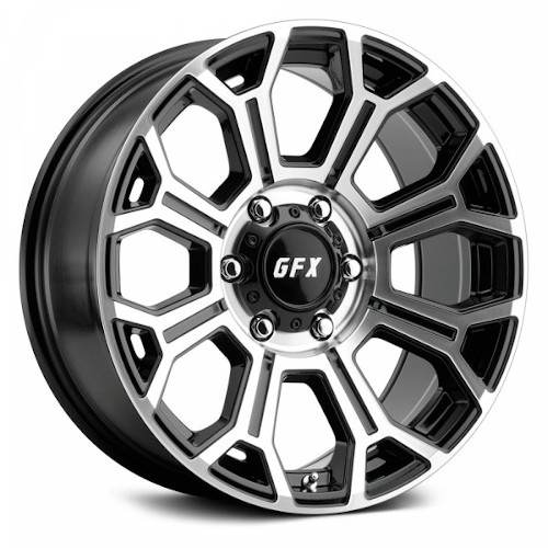 G-FX TR-19 Gloss Black Machined - Part Number T19 785-5127N6 GBMF G-FX TR-19 Gloss Black Machined Photo