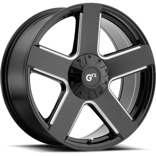 G-FX TR52 Gloss Black Milled - Part Number T52 785-6003-30 GB G-FX TR52 Gloss Black Milled Photo