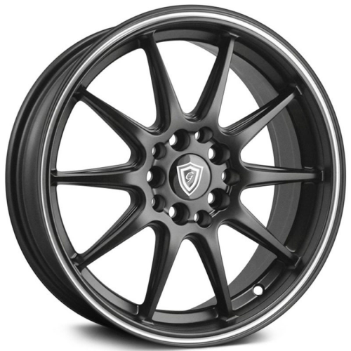 G-Line Alloys G1068 Satin Black Machined