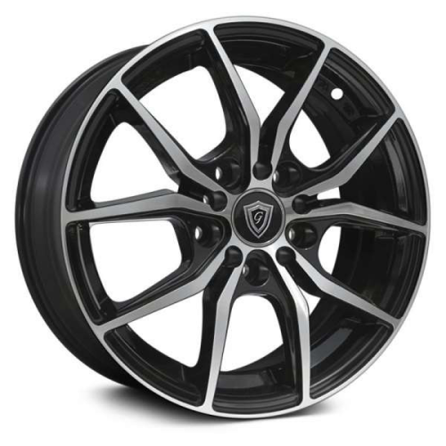 G-Line Alloys G5225 Black Machined