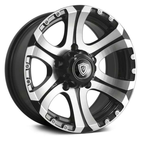 G-Line Alloys G6006 Black Machined