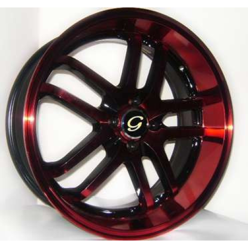 G-Line Alloys G817 Red & Black