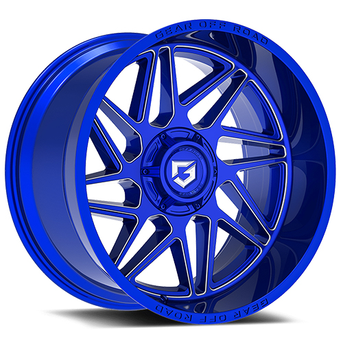 Gear Off Road 761BLM Gloss Blue W/ Milled Accents - Part Number 761BLM-2106819 Gear Off Road 761BLM Gloss Blue W/ Milled Accents Photo