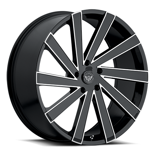 Gima Wheel 806 Black Machined Photo