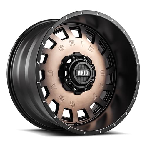 Grid Offroad GD03 Matte Black Metallic Dust W/ Dark Tint Photo