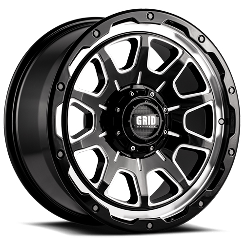 Grid Offroad GD15 Gloss Black Milled Photo