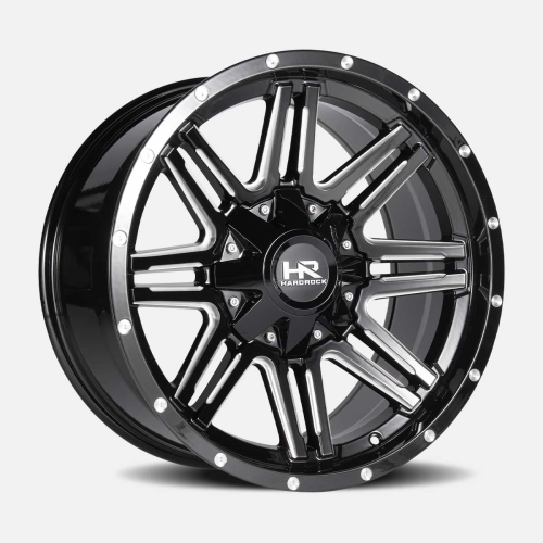 Hardrock Warrior Gloss Black Milled