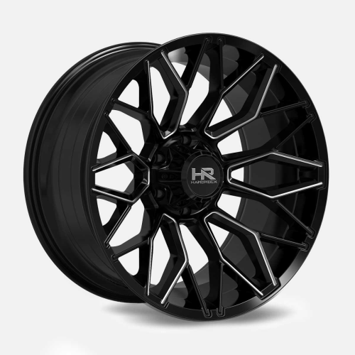 Hardrock Xcentric Xposed Gloss Black Milled