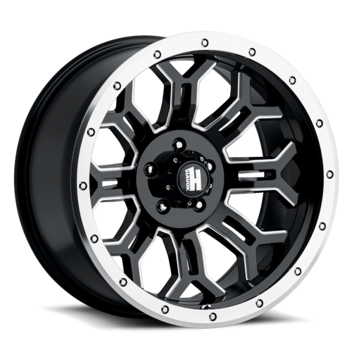 Havok 108 Matte Flat Black Milled w/ Milled Lip