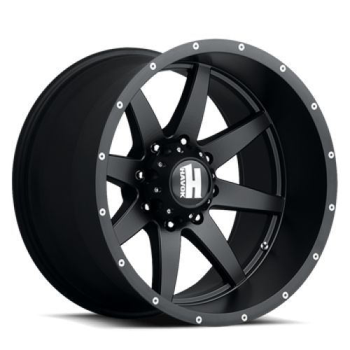 Havok 112 Dark Flat Black w/ Machined Rivets