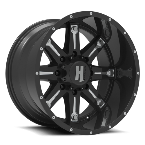 Havok 113 Black w/ Machined Face And Rivets