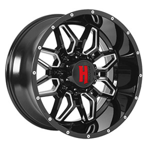 Havok H109-M Gloss Black Milled w/ Machined Lip Photo