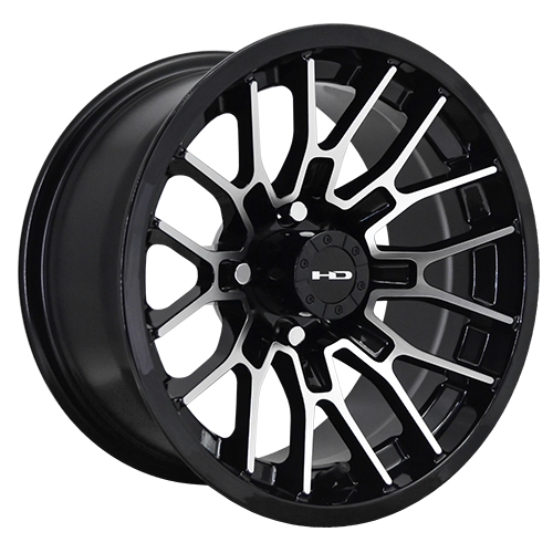 HD Golf RTC Gloss Black Machined - Part Number RT127042-14BK HD Golf RTC Gloss Black Machined Photo
