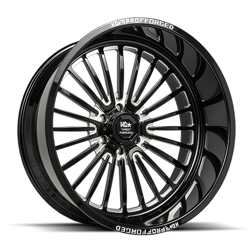 HD Pro Forged Warhog HDP06 Gloss Black Milled - Part Number FORGEDHDP06-241261397-44G-A1 HD Pro Forged Warhog HDP06 Gloss Black Milled Photo