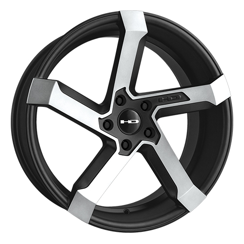 HD Wheels Kink Satin Black Machined - Part Number KN20856535SBM HD Wheels Kink Satin Black Machined Photo