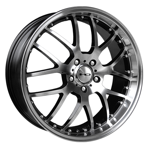HD Wheels MSR Gloss Black Machined - Part Number MS20106525BK HD Wheels MSR Gloss Black Machined Photo