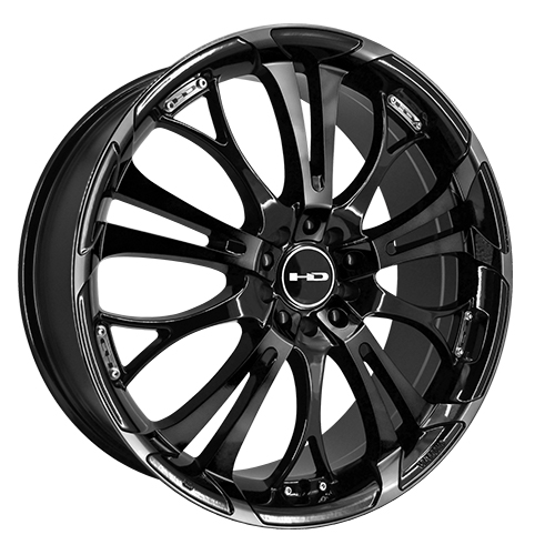 HD Wheels Spinout Gloss Black Photo