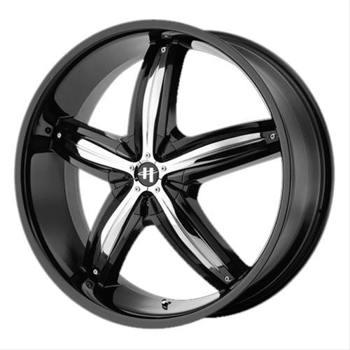 Helo HE844 Gloss Black W/ Chrome Accents - Part Number HE84488059340 Helo HE844 Gloss Black W/ Chrome Accents Photo