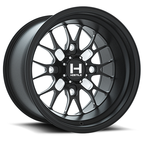 Hostile UTV Boost Satin Black Milled - Part Number HF11-1570413744SB Hostile UTV Boost Satin Black Milled Photo