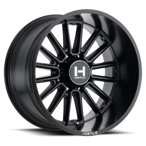 Hostile Predator H115 8 Lug Asphalt - Part Number H115-2212817047BB Hostile Predator H115 8 Lug Asphalt Photo