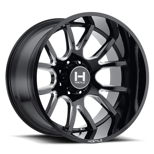 Hostile Rage H113 8 Lug Blade Cut - Part Number H113-2210816545B Hostile Rage H113 8 Lug Blade Cut Photo