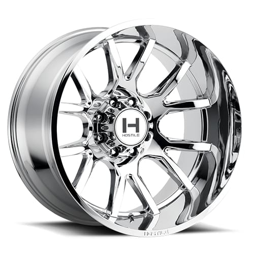 Hostile Rage H113 8 Lug Armor Plated - Part Number H113-2090818050C Hostile Rage H113 8 Lug Armor Plated Photo
