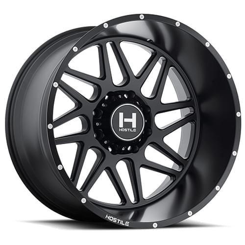 Hostile Sprocket H108 8 Lug Asphalt - Part Number H108-2010817047BB Hostile Sprocket H108 8 Lug Asphalt Photo