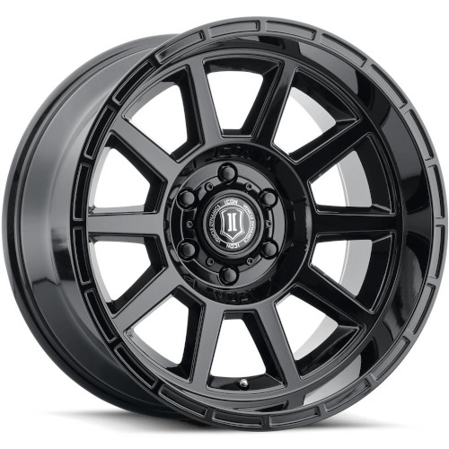 Icon Alloys Recoil Gloss Black - Part Number 6220105545GB Icon Alloys Recoil Gloss Black Photo