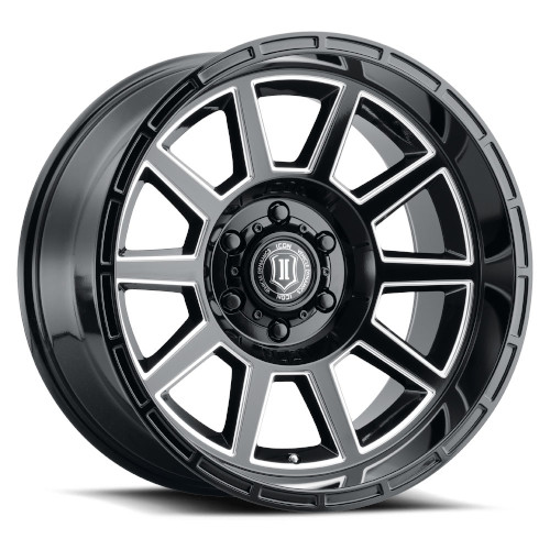 Icon Alloys Recoil Gloss Black Milled - Part Number 6220105545GBMW Icon Alloys Recoil Gloss Black Milled Photo