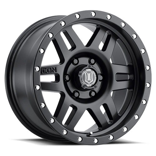 Icon Alloys Six Speed Satin Black - Part Number 1417855557SB Icon Alloys Six Speed Satin Black Photo