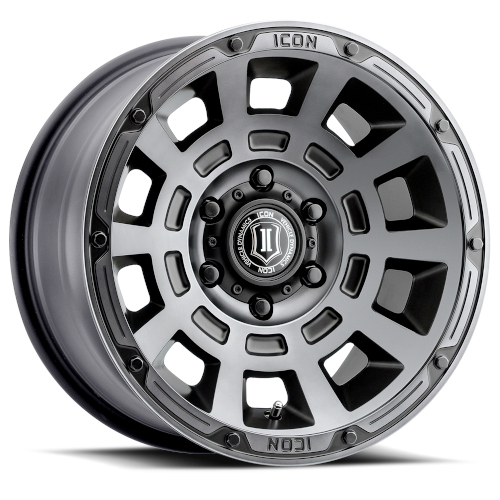 Icon Alloys Thrust Smoked Satin Black Photo