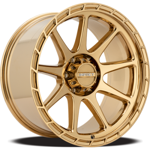 Impact Off-Road 908 Gold Chrome Photo