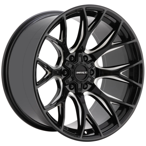 Impact Off-Road 911 Gloss Black Milled - Part Number 911GB-21066-12 Impact Off-Road 911 Gloss Black Milled Photo