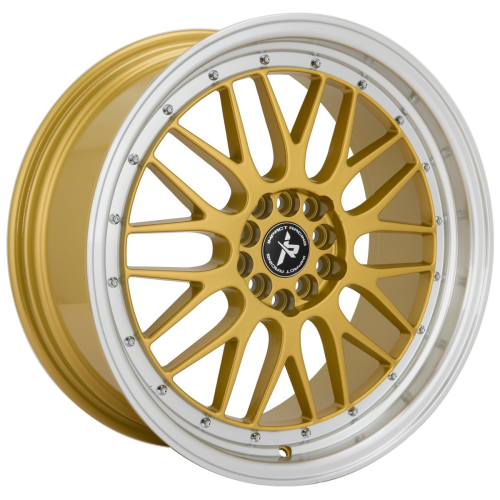 Impact Racing 505 Gold Machined Lip - Part Number 505GML-177514+38 Impact Racing 505 Gold Machined Lip Photo