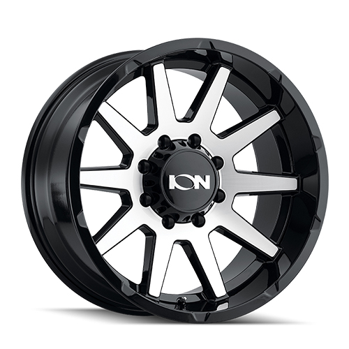Ion Alloy 143 Gloss Black W/ Machined Face - Part Number 143-8985BM Ion Alloy 143 Gloss Black W/ Machined Face Photo