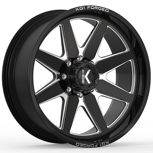 KG1 Forged Stella KC001 Gloss Black Machined - Part Number KC001221257GM KG1 Forged Stella KC001 Gloss Black Machined Photo