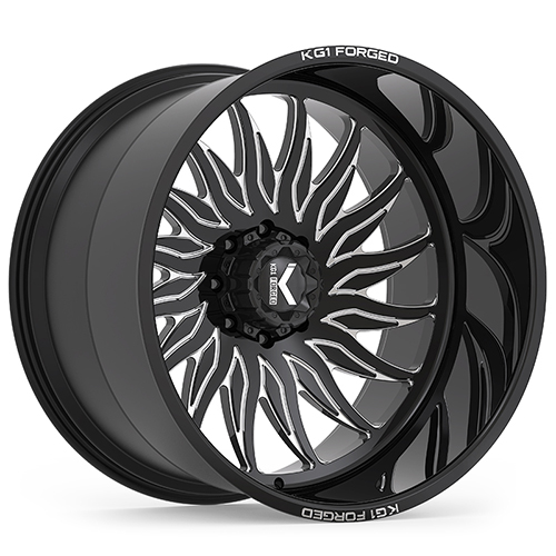 KG1 Forged Phoenix KC015 Gloss Black Premium Milled - Part Number KC015221487GPM-R KG1 Forged Phoenix KC015 Gloss Black Premium Milled Photo