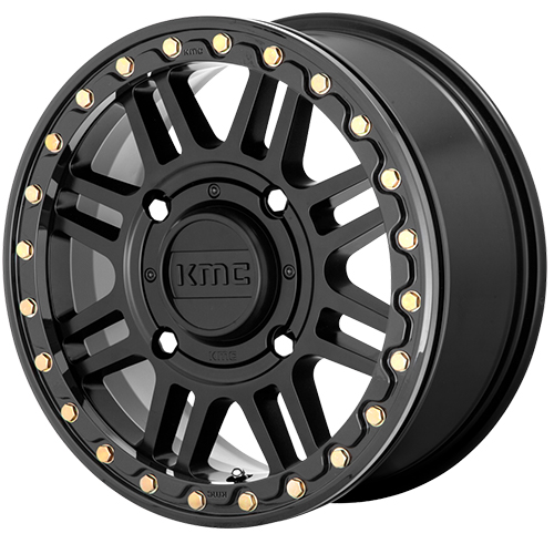 KMC KS250 Cage Satin Black Beadlock - Part Number KS25051044700 KMC KS250 Cage Satin Black Beadlock Photo